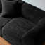 Velours 2 places peu encombrant avec base coulissante, idéal pour les petits appartements, coussins décoratifs moelleux, rembourrage en mousse, espaces compacts convenables