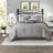 Piece Bedding Sets, Polyester King Seersucker Modern Bedroom Home