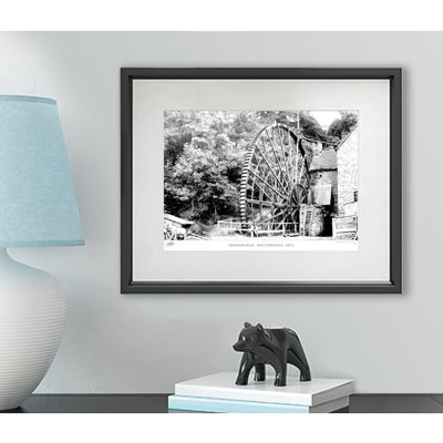 Ironbridge, Waterwheel 1892 by Francis Frith - Single Picture Frame Print