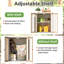 Petite armoire de rangement extérieure imperméable avec tablettes