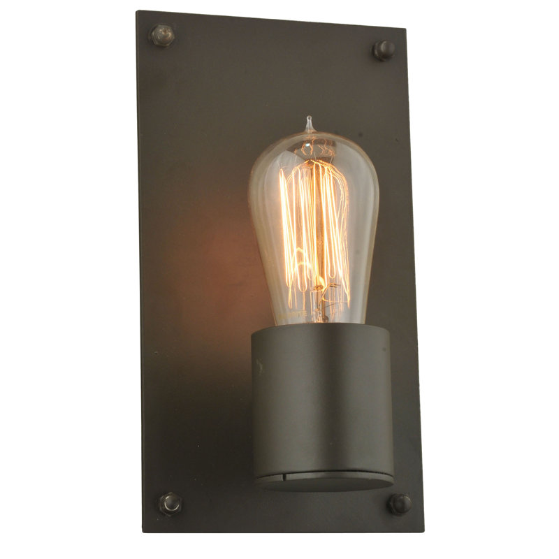 Steel Flush Mounted Sconce