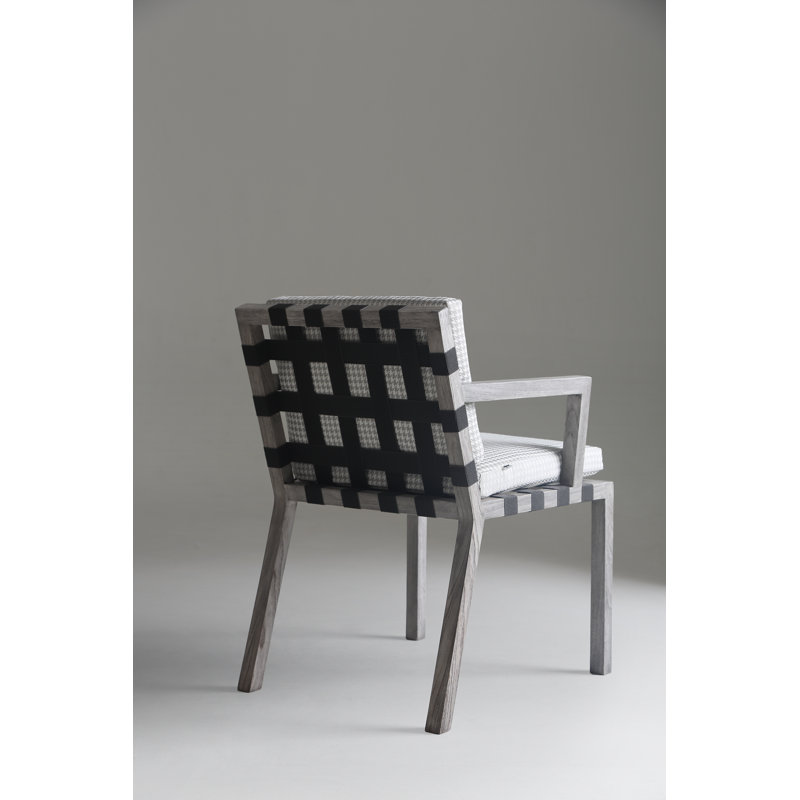 Strap Outdoor Teak Dining Armchair