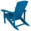 Chaises Adirondack d'extérieur en résine de polyester toutes saisons Balasi-93255238