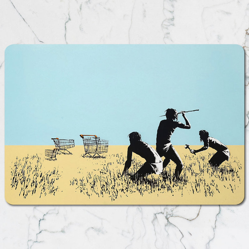 Silhouette Field Scene Placemats and Coaster Set for Dining