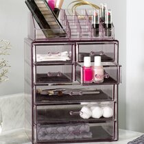 Large Acrylic Makeup Drawers