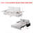 3-in-1 Convertible Sleeper Sofa with 2 Soft Pillows