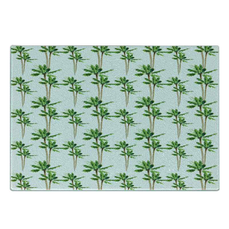 Planche à découper en verre trempé Ambesonne