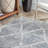 Viscose Geometric Indoor Rug-897960124