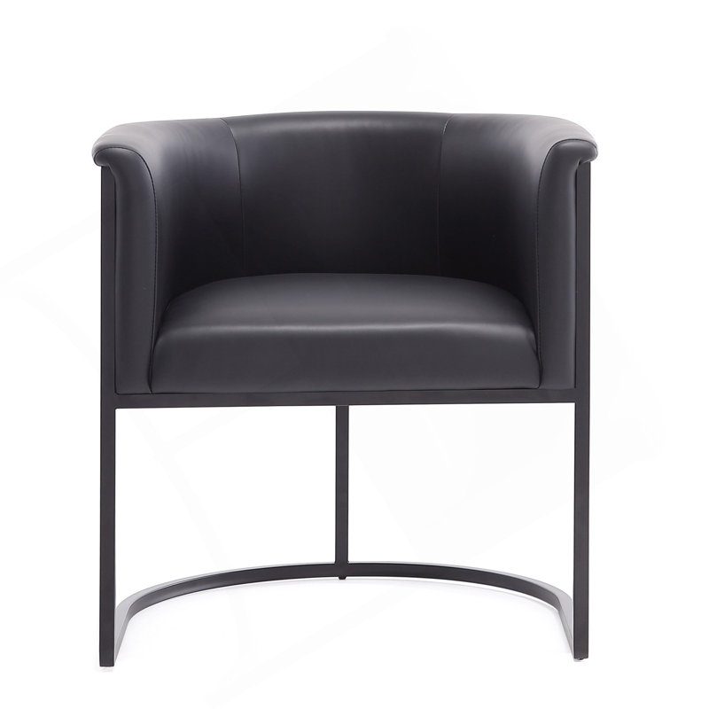 Chaise de salle à manger en noir, Noir