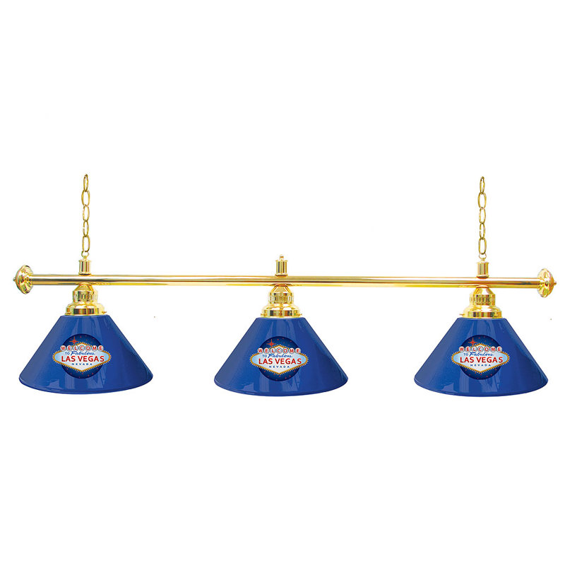 Luminaire suspendu linéaire pour table de billard 3 lumières Las Vegas