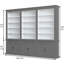 Bodee 240cm H x 300cm W Library Bookcase-1005911263