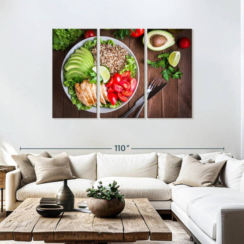 Yarlin Quinoa Salad, 48" H x 74" W