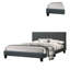Lit plateforme double tapissier baies