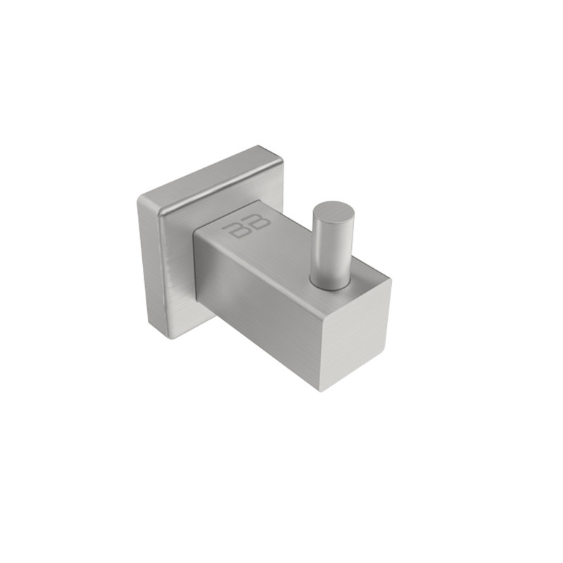 Single Robe Hook, Brushed Stainless Steel