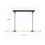 Luminaire suspendu linéaire à 3 lumières pour îlot de cuisine Edwin-88775077