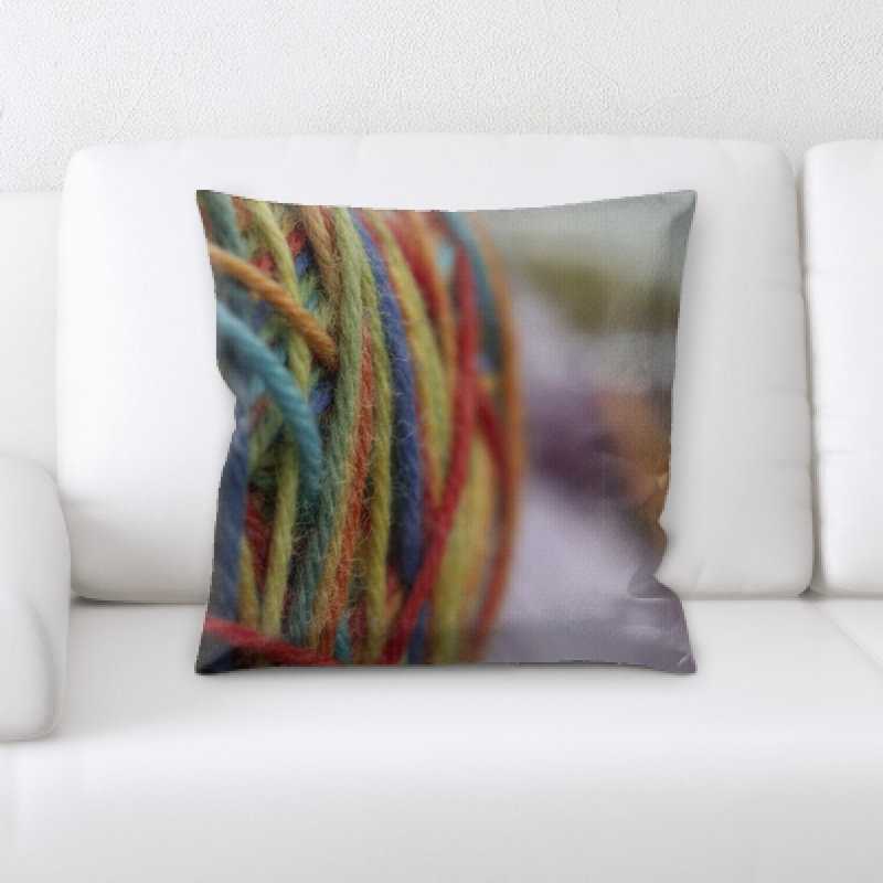 Microsuede Reversible Throw Pillow