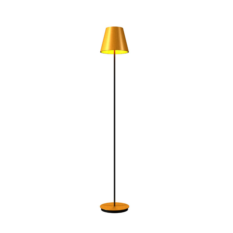 Conical 62.99'' Traditional Floor Lamp, Organic Gold
