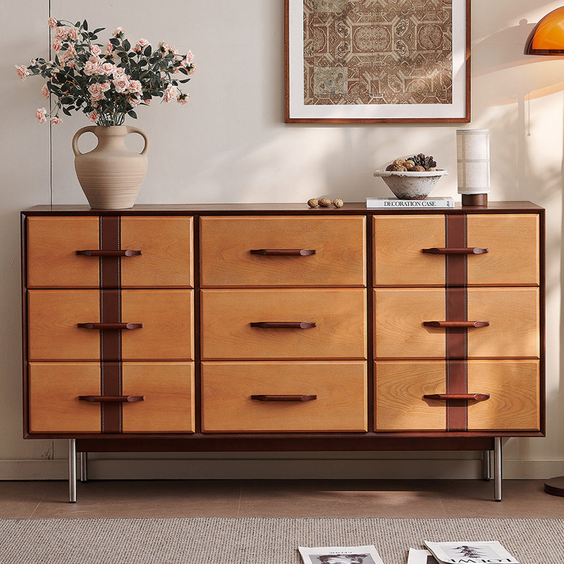 Modern minimalist high-end sideboard