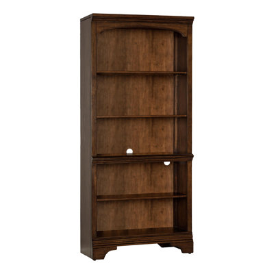 78-inch 5-shelf Bookcase Burnished Oak