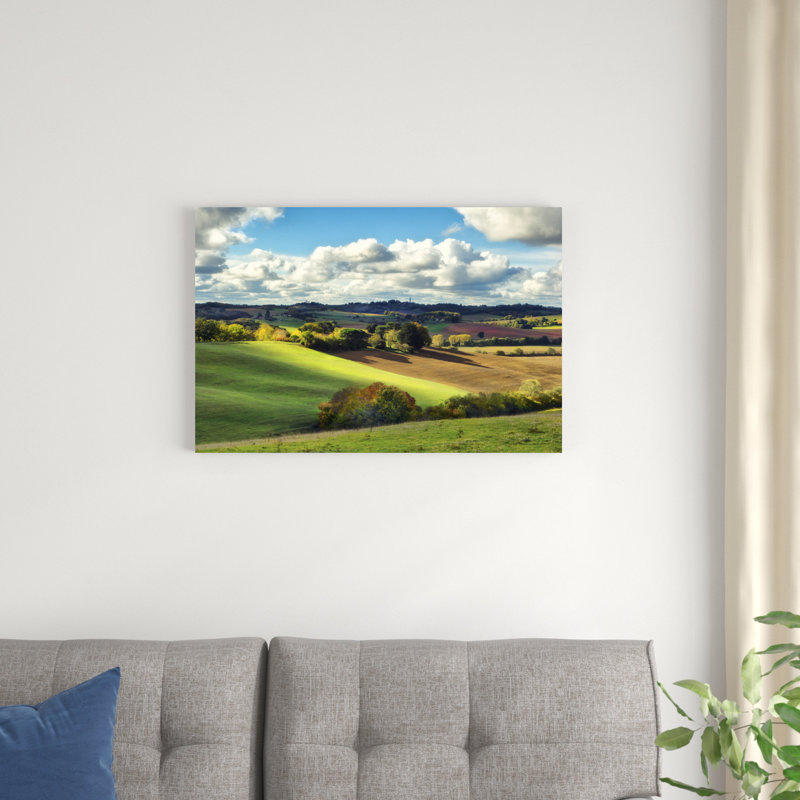 «Pastoral Countryside III», photographie sur toile, H 20 po x l 30 po