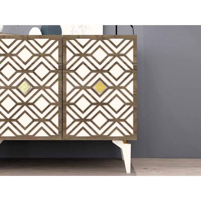 Olivia 150 cm W Console Table, White