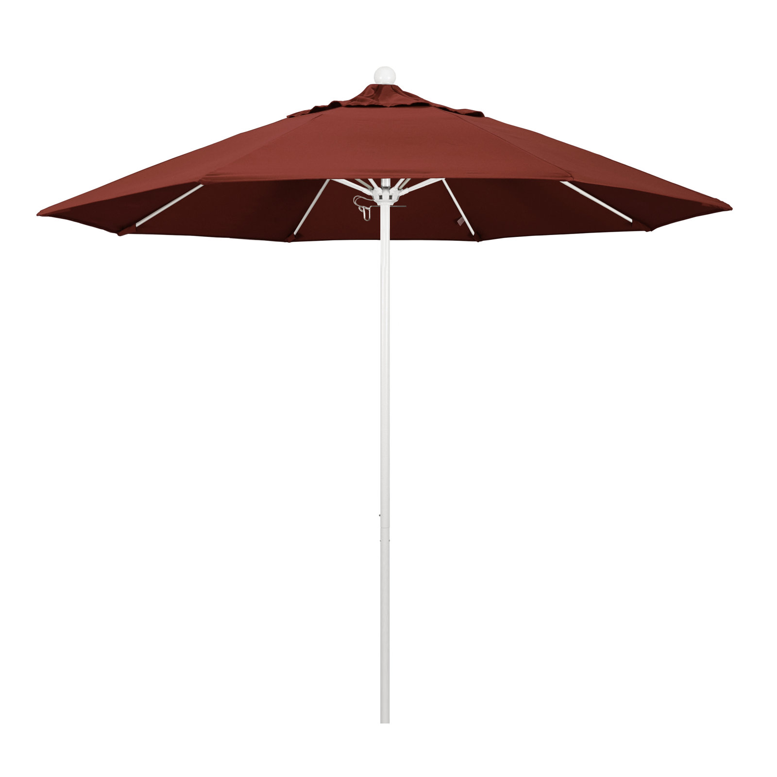 Maria 108'' Sunbrella® Outdoor Umbrella, Canvas Henna Sunbrella® Canvas, White