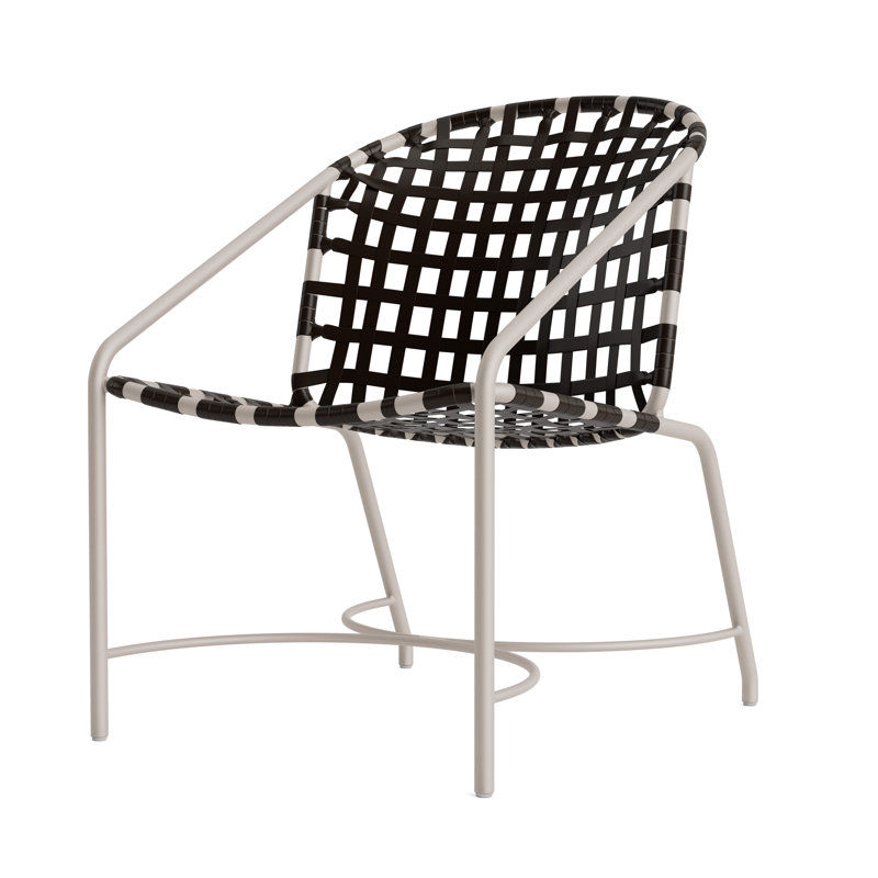 Kantan Outdoor Lounge Chair, Dove Smooth/Coffee