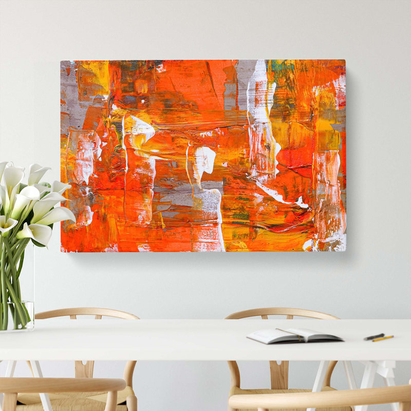 Abstract Art Painting Vol.252 by S.Johnson - Wrapped Canvas Painting, 40cm H x 60cm W x 3cm D