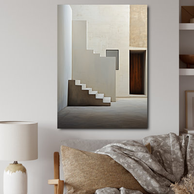 " Minimalism Emphasizes Simplicity Stairs I "