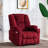 Fabric Electric Power Recliner Chair with Heat and Massage, USB Charge Ports, Extended Footrest-677501950