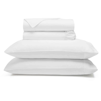 Blue Nile Mills 700 Thread Count 100% Cotton Solid Deep Pocket Sateen Sheet Set