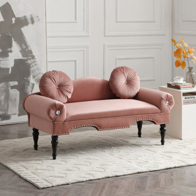 Banc de chevet en velours Modern