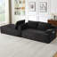 Canapé d'angle infonuagique en forme de L avec assise profonde, aucun assemblage requis, canapé-lit modulable pour salon, chambre, appartement-993515833-993515832