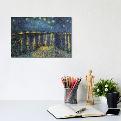 «Starry Night Over The Rhone», 1888 sur toile par Vincent Van Gogh