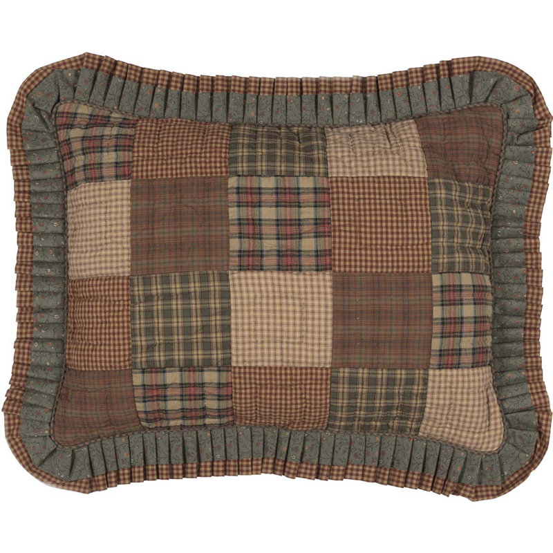 Crosswoods 100% Cotton Buttons Sham, Standard