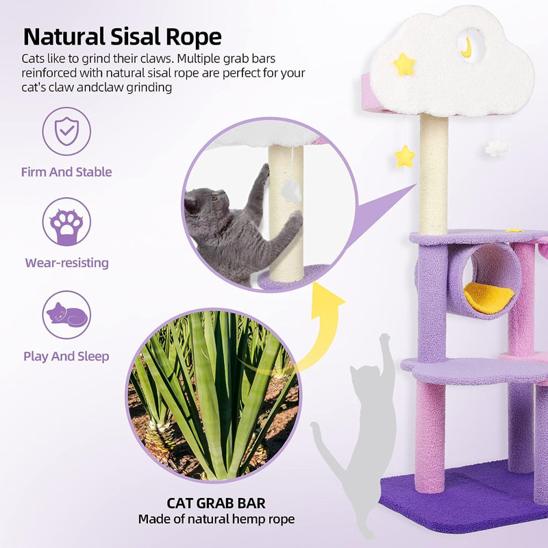 Domilis 50.3'' H Cat Tree