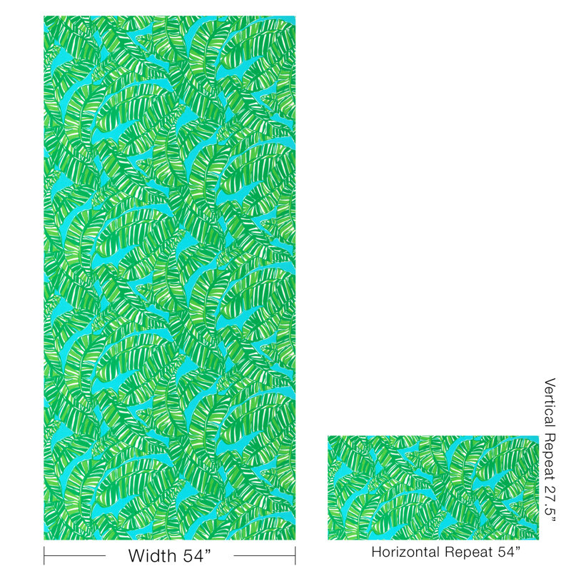 Lilly Pulitzer Go Bananas, Green/Sea