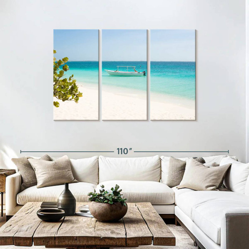 Bateau Mehar Los Roques Beach, H 48 po x l 74 po