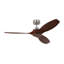 Collins 60" Smart Indoor/Outdoor Brushed Steel Ceiling Fan With Remote Control And Reversible Motor Works With Alexa, Google Home And Bond Home Action-2087549362-2108818894-2114971037