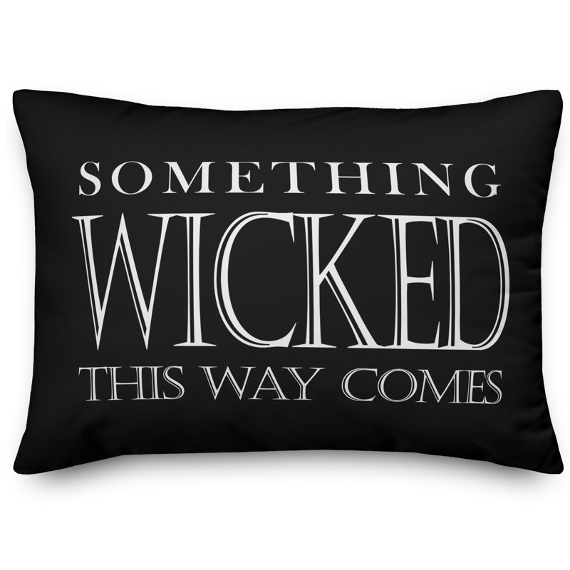  Something Wicked This Way Lumbar Pillow