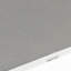 Table de salle à manger extérieure en aluminium et teck Crown White