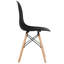 Chaise d'appoint moderne avec pieds en bois-560808907