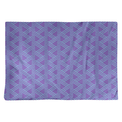 Napperon en coton 18 po classique Zig Zag