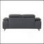 Causeuse en cuir italien Global United-1498981106