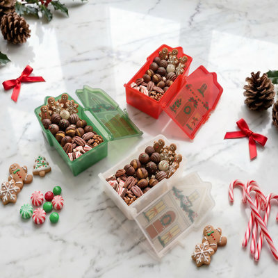 Faberware Snacklebox Christmas Villages Minis
