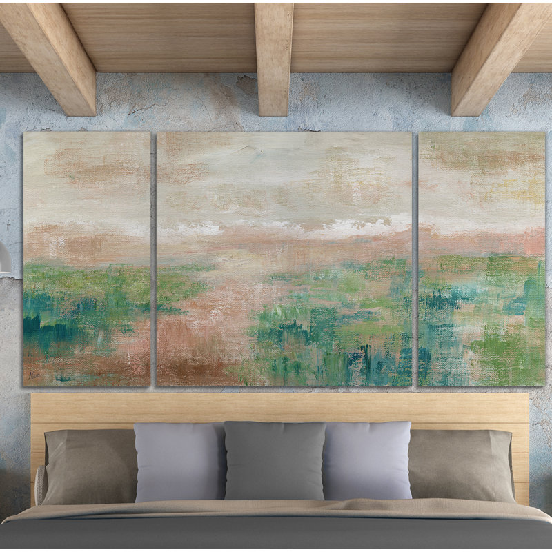 « sea avoine i », reproduction d’image multi-pièces de qualité supérieure sur toile, H 40 po x l 80 po x P 1,5 po