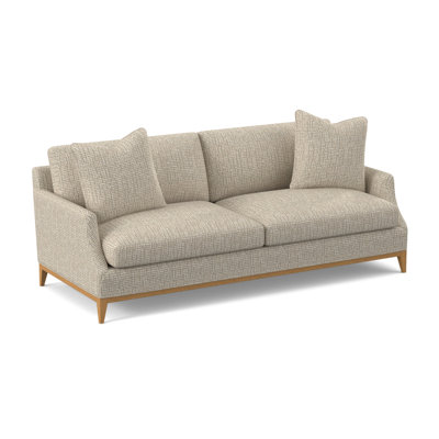 Porter Boucle and Velvet Sofa