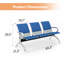 Chaises d'attente avec accoudoirs Kinfant Blue-127315580