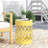 Outdoor Metal End Table -Large-181341860