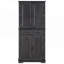 Grand garde-manger 71 po avec 3 organisateurs d'armoire coulissants, 6 tablettes de porte et 2 tiroirs-838332437